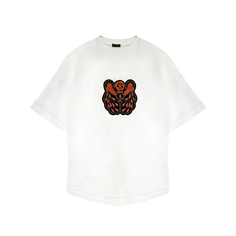 T-Shirt blanc unisexe en coton bio - Image 4