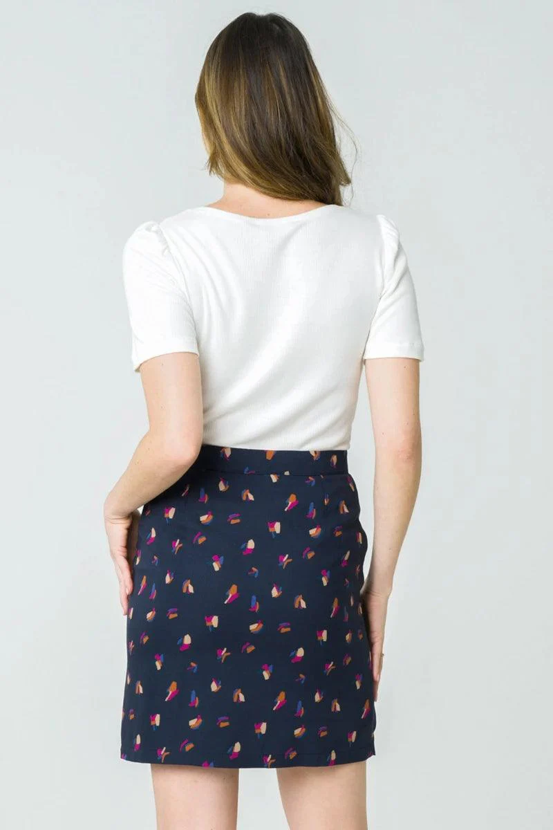 T-shirt col carré blanc - Hoya - Image 8