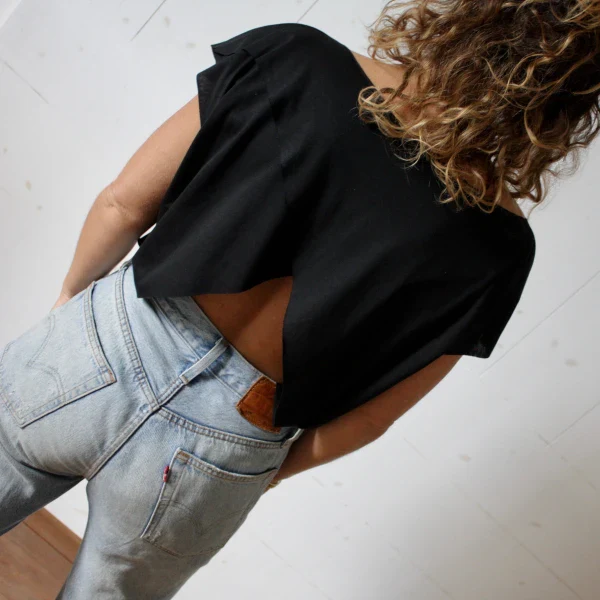 T-shirt dos ouvert - plusieurs coloris - Image 10