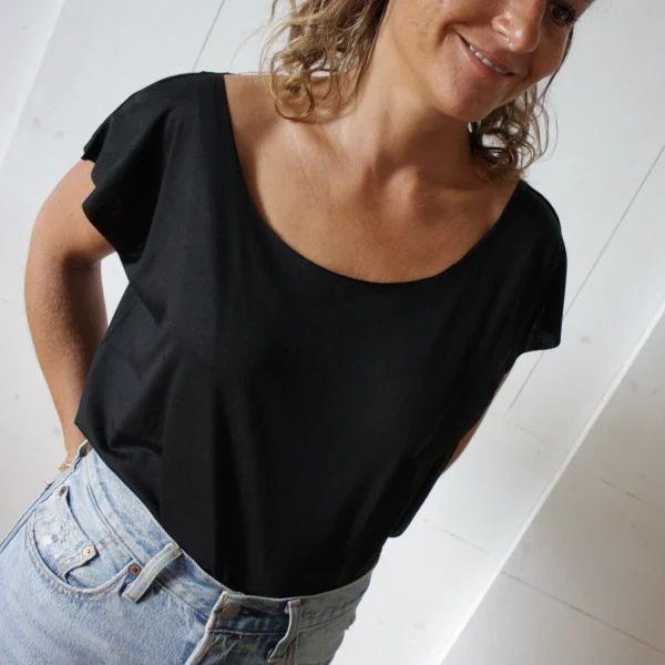 T-shirt dos ouvert - plusieurs coloris - Image 8