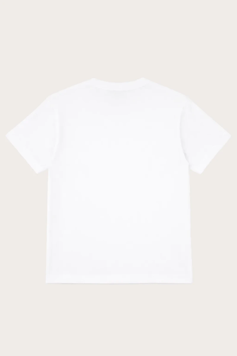 T-shirt en coton bio brodé - Océan blanc - Image 6