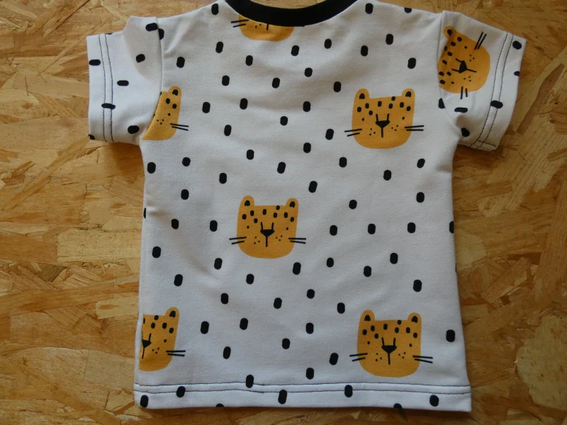 T-shirt en Coton Bio Imprimé Léopard pour Bébé et Enfant - Image 5