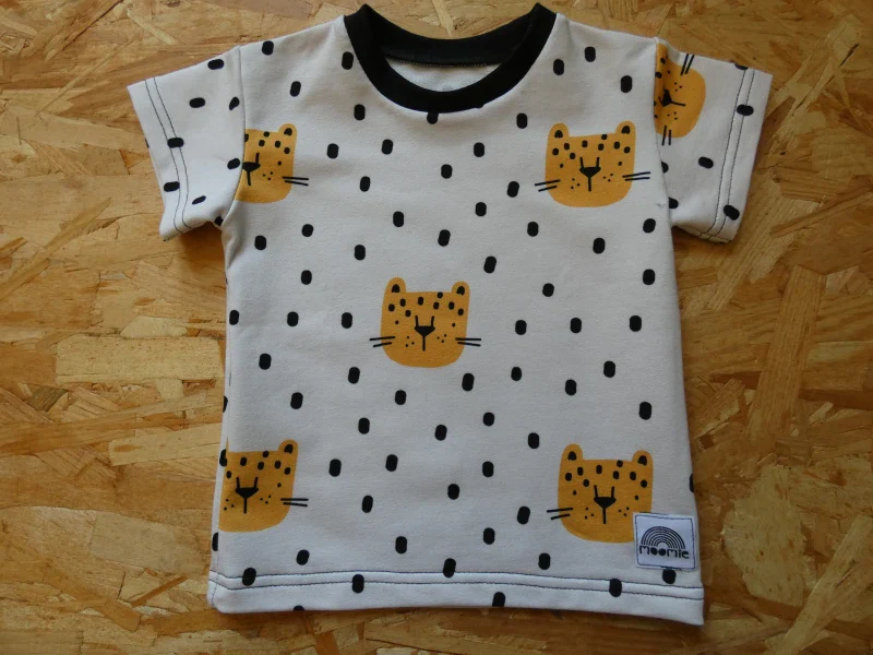 T-shirt en Coton Bio Imprimé Léopard pour Bébé et Enfant - Image 6