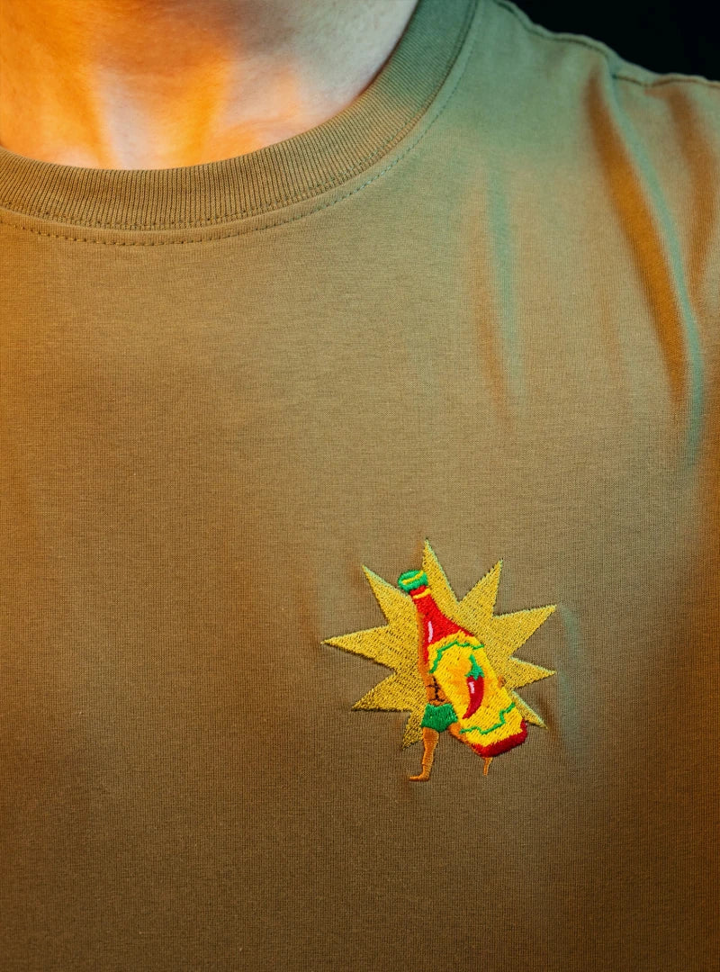 T-shirt en coton bio - Piment - Image 2