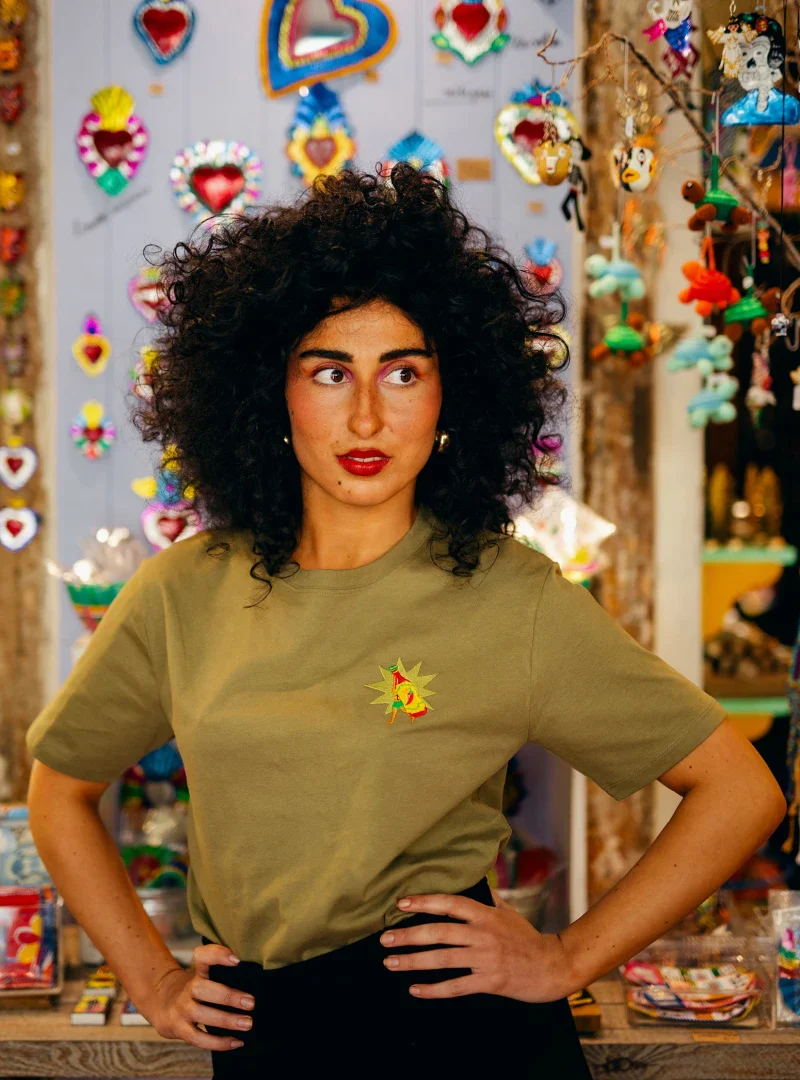 T-shirt en coton bio - Piment - Image 5