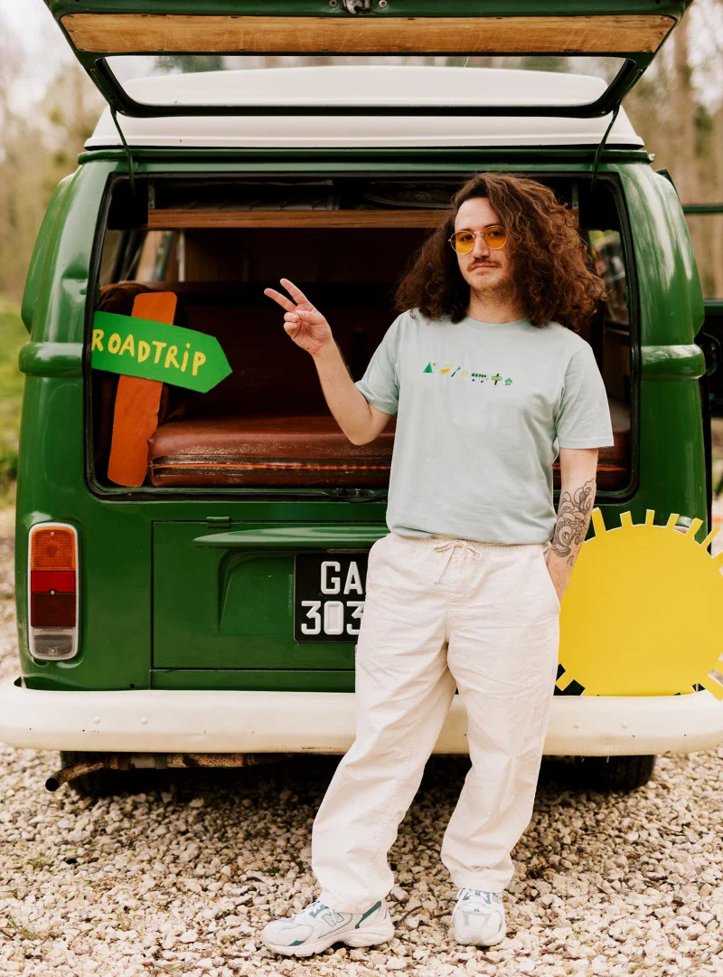 T-shirt en coton bio - Roadtrip - Image 2