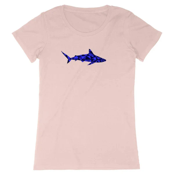 T-shirt femme en coton bio - Requin - Image 10