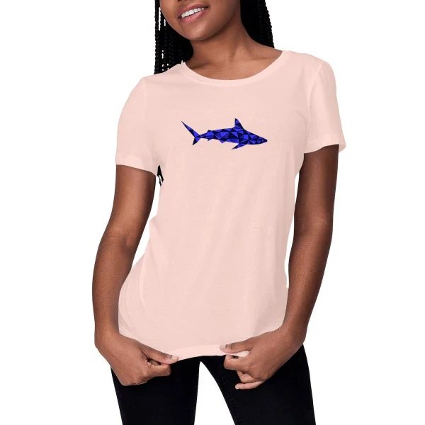 T-shirt femme en coton bio - Requin - Image 2