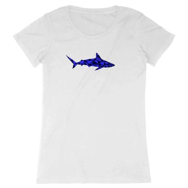 T-shirt femme en coton bio - Requin - Image 3