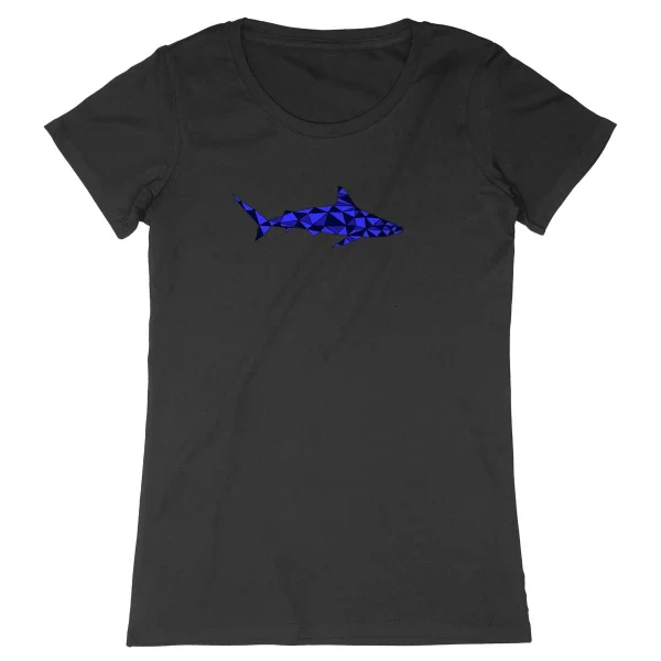 T-shirt femme en coton bio - Requin - Image 4