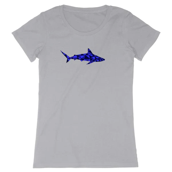 T-shirt femme en coton bio - Requin - Image 5