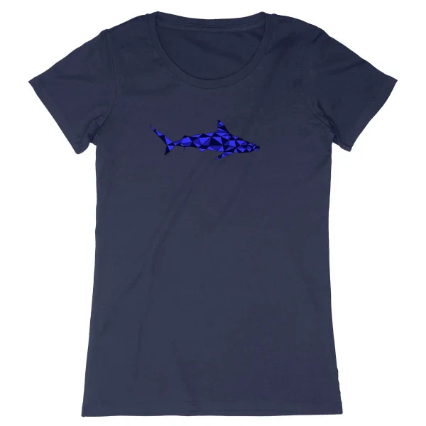 T-shirt femme en coton bio - Requin - Image 6