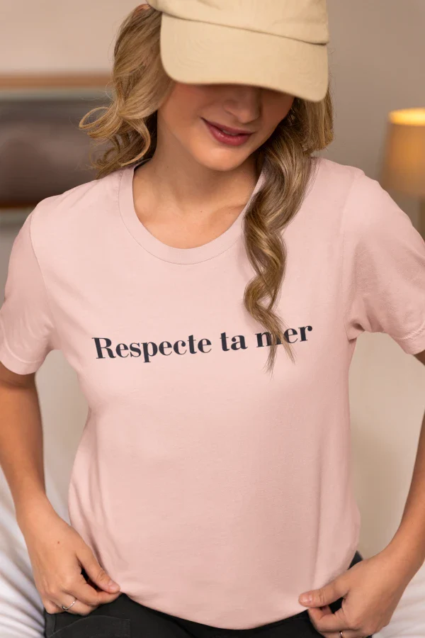 T-shirt femme en coton bio - Respecte ta mer - Image 17