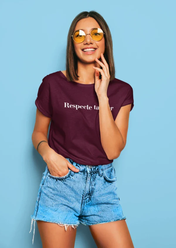 T-shirt femme en coton bio - Respecte ta mer - Image 6