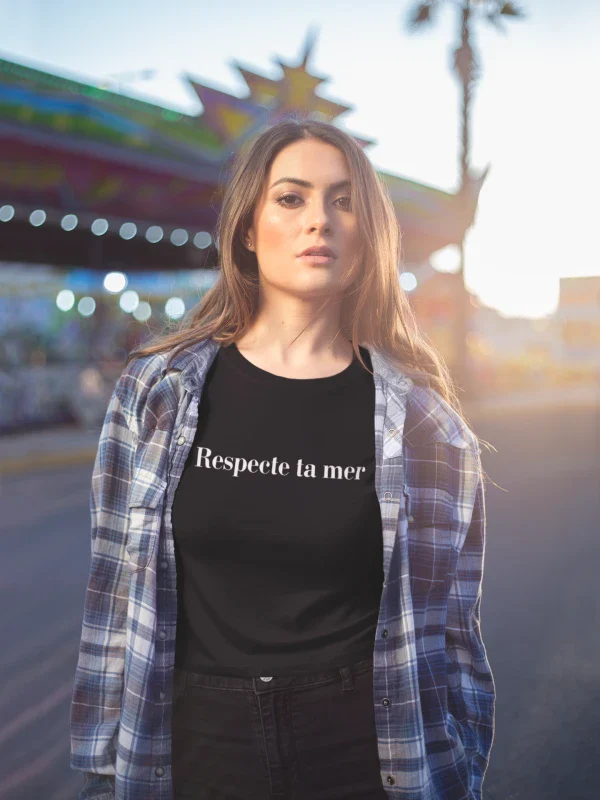 T-shirt femme en coton bio - Respecte ta mer - Image 9