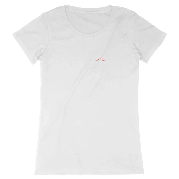T-shirt Femme en coton bio - Vague - Image 2