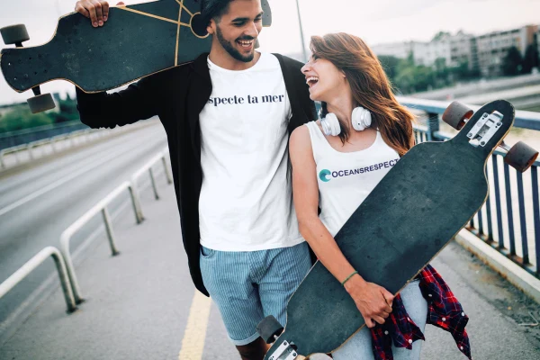 T-shirt homme en coton bio - Respecte ta mer - Image 10