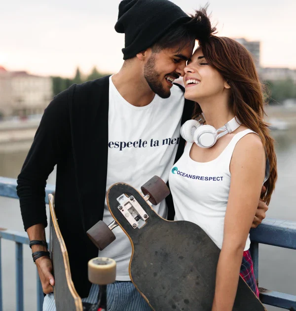T-shirt homme en coton bio - Respecte ta mer - Image 13