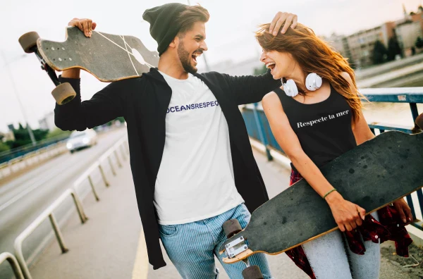 T-shirt homme en coton bio - Respecte ta mer - Image 15