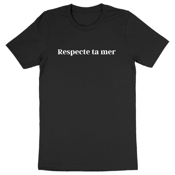 T-shirt homme en coton bio - Respecte ta mer - Image 22