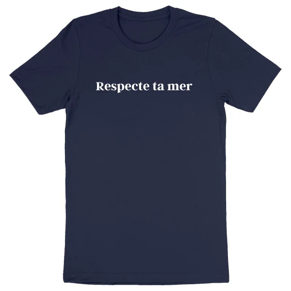 T-shirt homme en coton bio - Respecte ta mer - Image 23