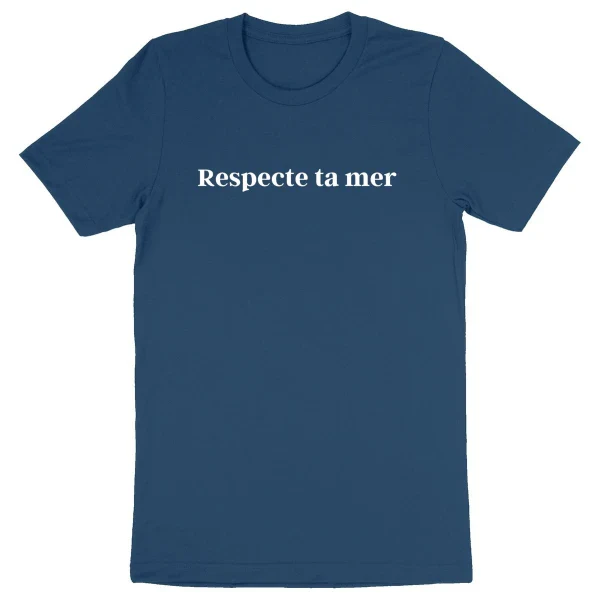 T-shirt homme en coton bio - Respecte ta mer - Image 25