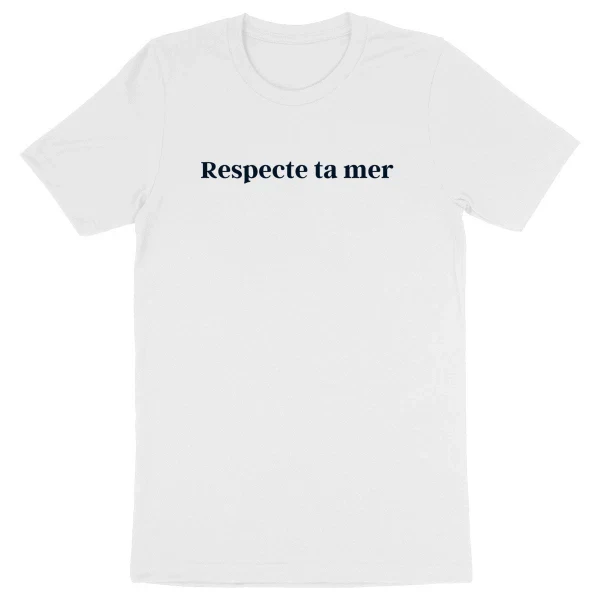 T-shirt homme en coton bio - Respecte ta mer - Image 26