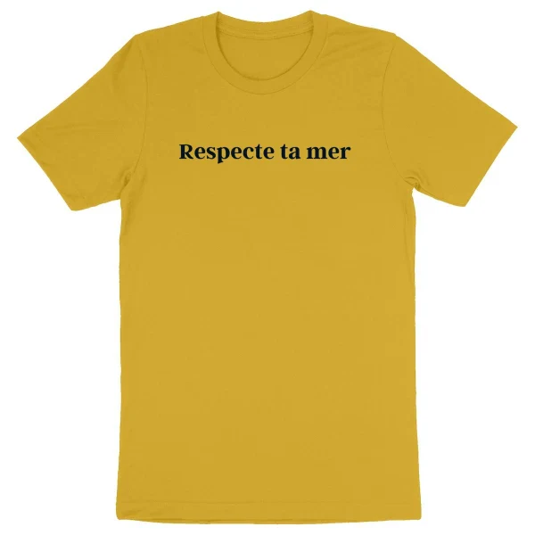 T-shirt homme en coton bio - Respecte ta mer - Image 28