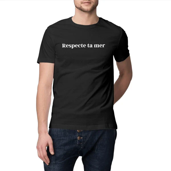 T-shirt homme en coton bio - Respecte ta mer - Image 3