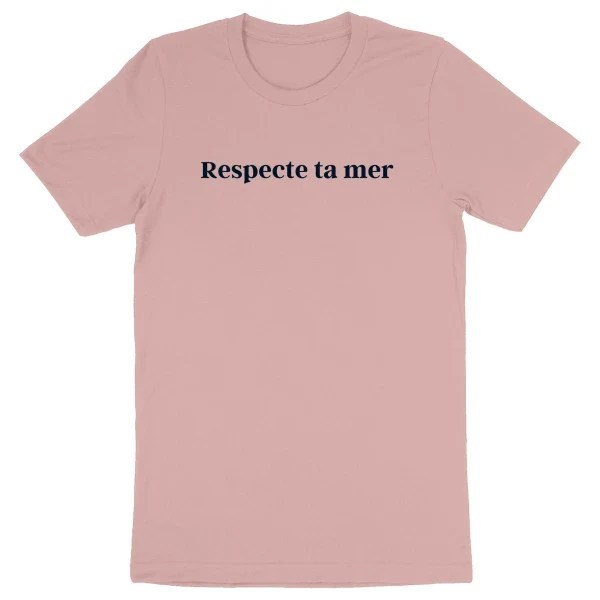 T-shirt homme en coton bio - Respecte ta mer - Image 30