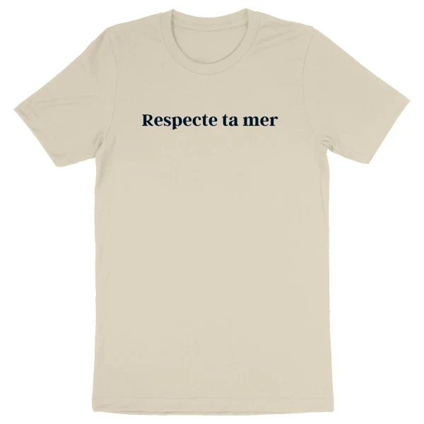 T-shirt homme en coton bio - Respecte ta mer - Image 31