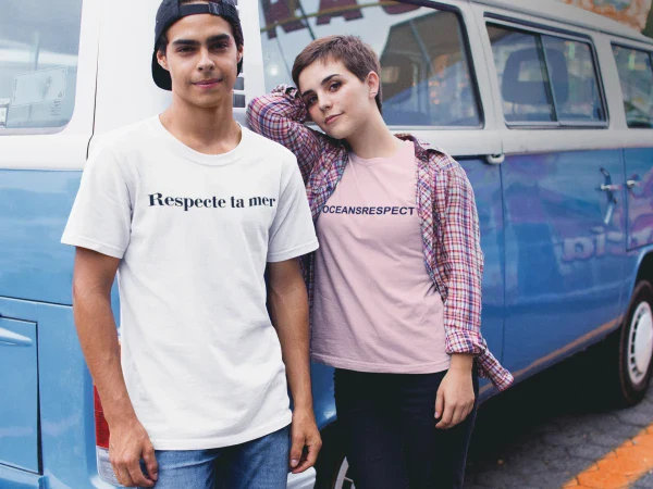 T-shirt homme en coton bio - Respecte ta mer - Image 9