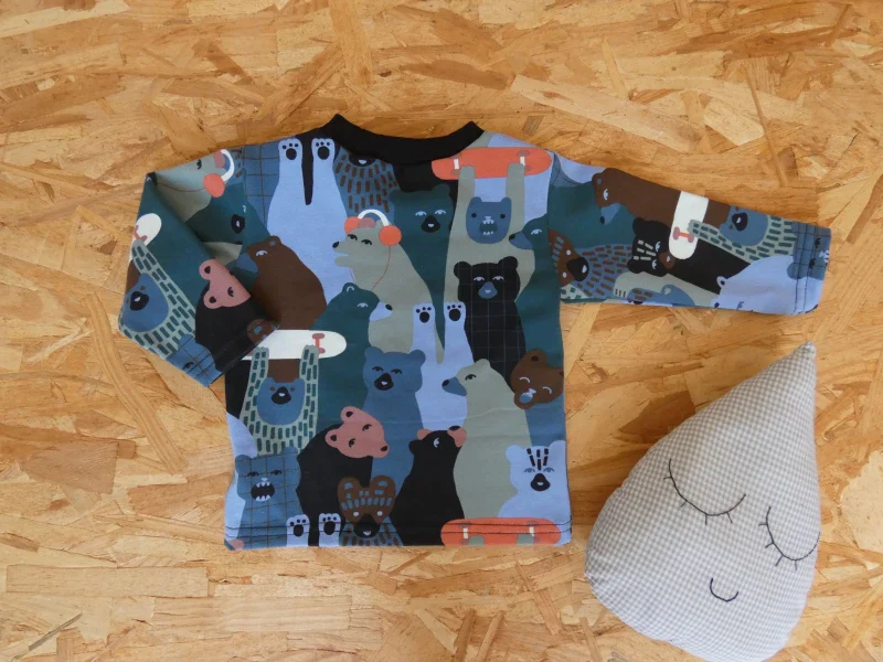 Tshirt Manches longues Ours - Moomie - Image 3
