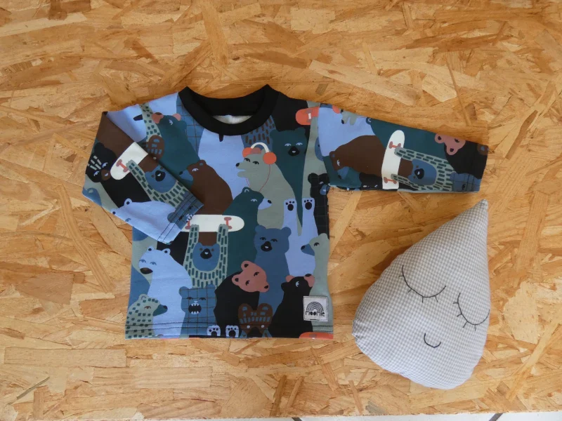 Tshirt Manches longues Ours - Moomie - Image 4