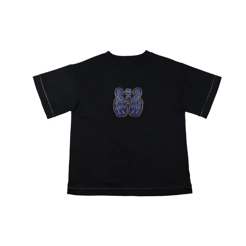 T-Shirt noir en coton bio - Image 9