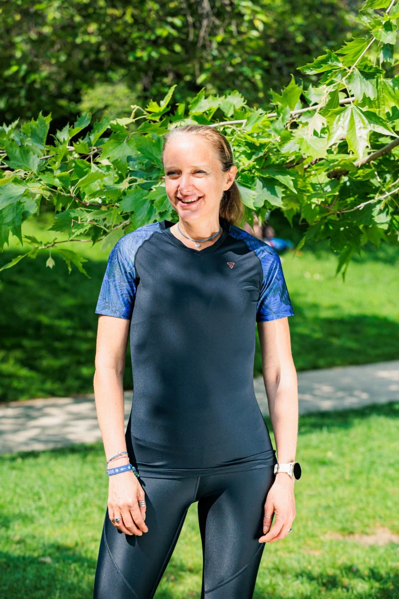 T shirt sport femme col V "Mercure" - Image 2
