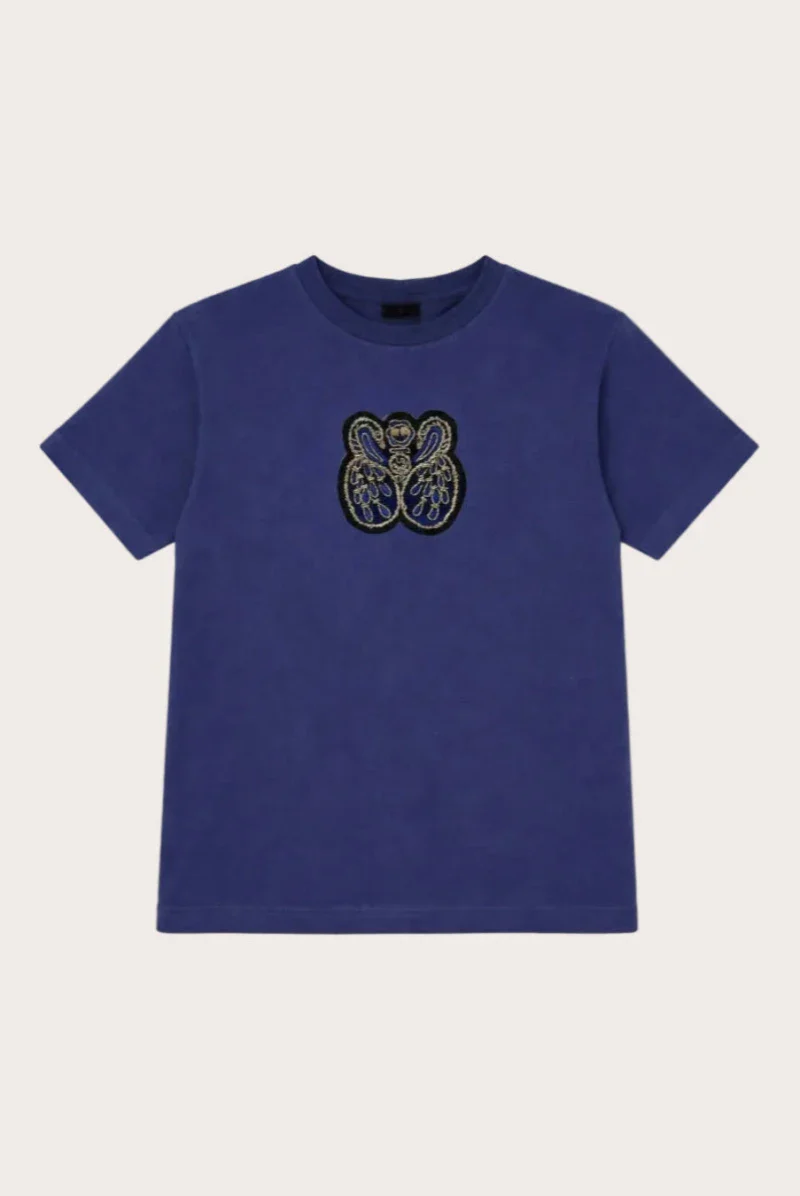 T-shirt unisexe brodé océan bleu - Image 5