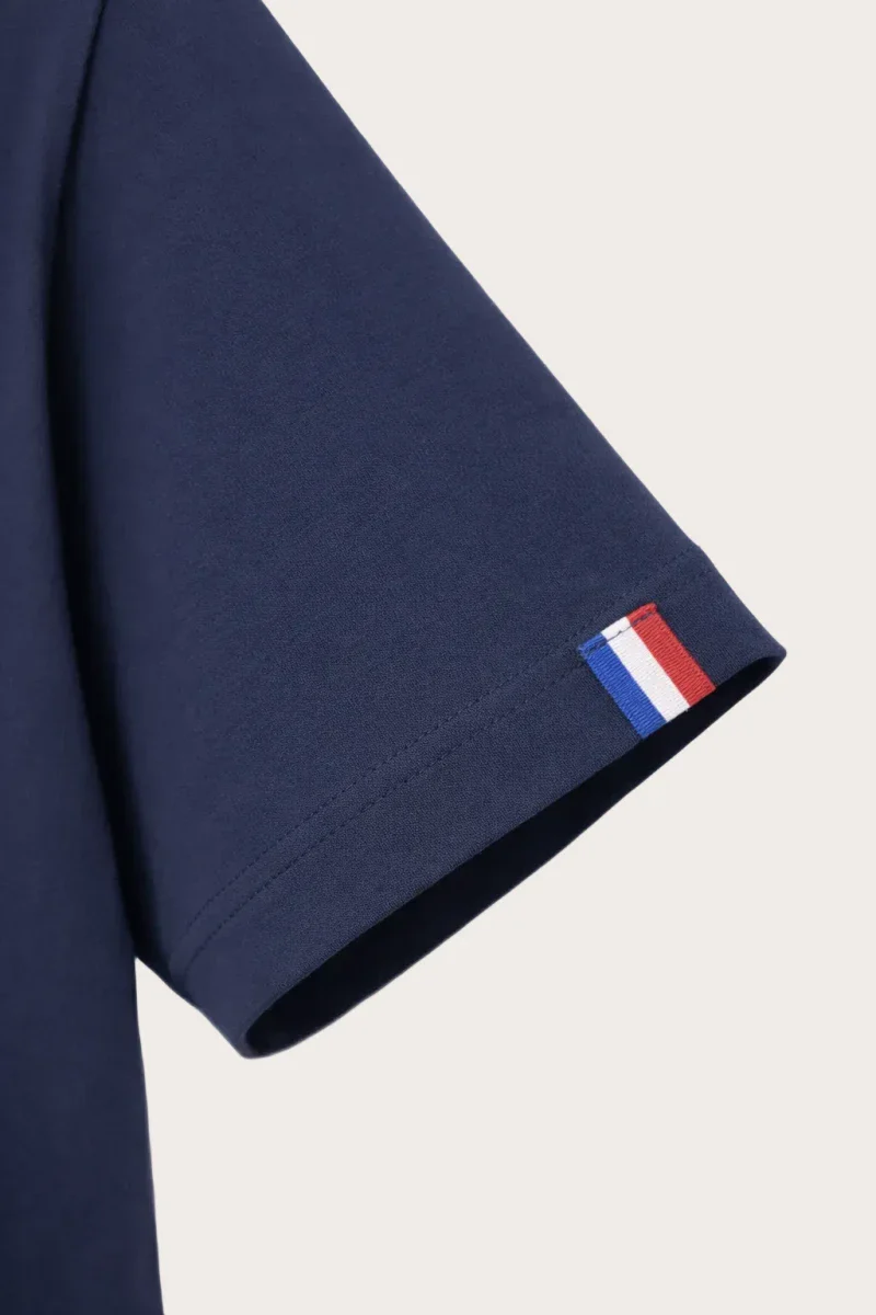 T-shirt unisexe vague bleu - Image 5