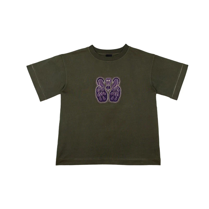 T-Shirt unisexe vert en coton bio certifié - Image 4