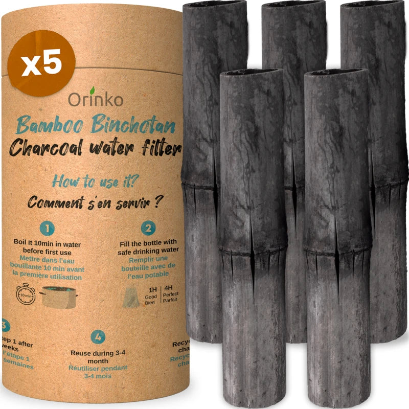 Grand Charbon actif de Bambou Takesumi - Lot de 5 - Image 9