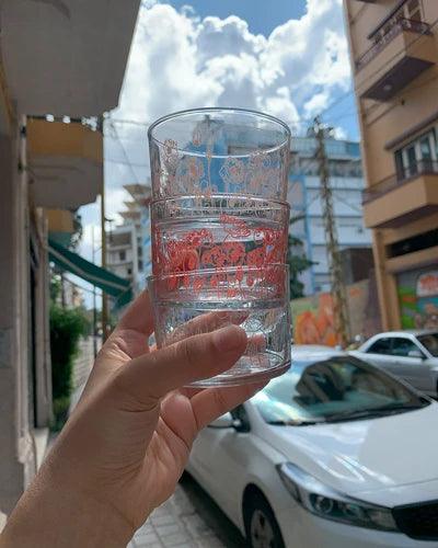 Tasse en verre rose - Poppy - Image 2