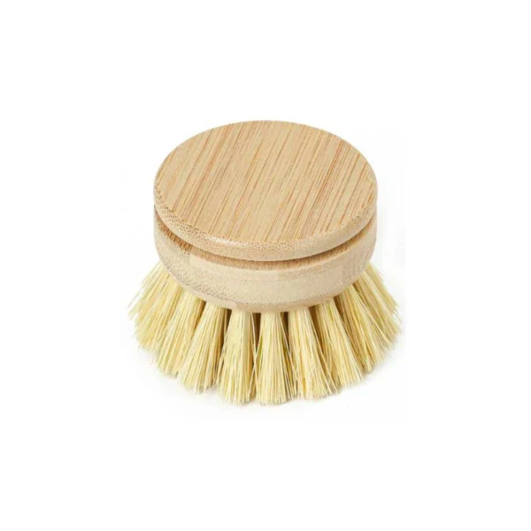 Tête interchangeable pour brosse à vaisselle en bambou réutilisable - Image 5