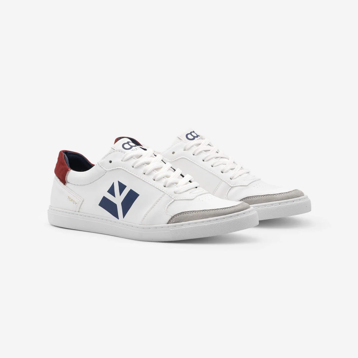 Baskets véganes Bleu / Blanc / Rouge unisexe - Topsy - Image 4