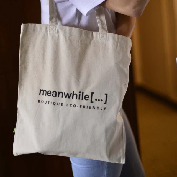 Tote bag en coton bio Meanwhile Boutique - Image 4