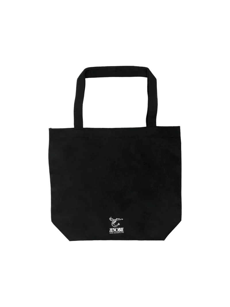 Tote Bag en coton épais noir - Kitty - Image 7