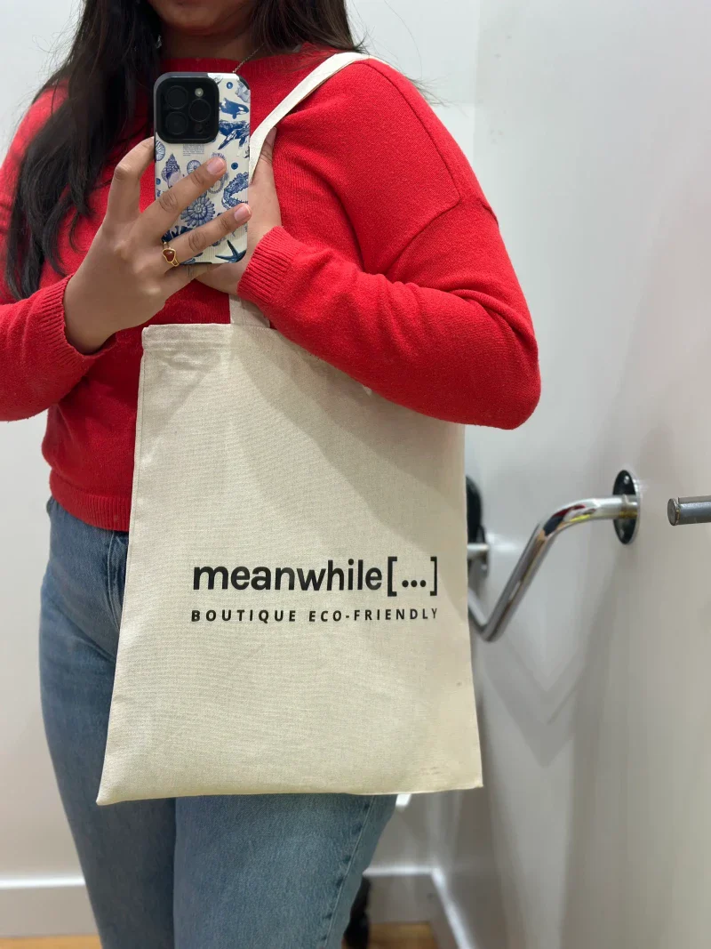 Tote bag en coton bio exclusif de Meanwhile Boutique - 2 coloris - Image 2