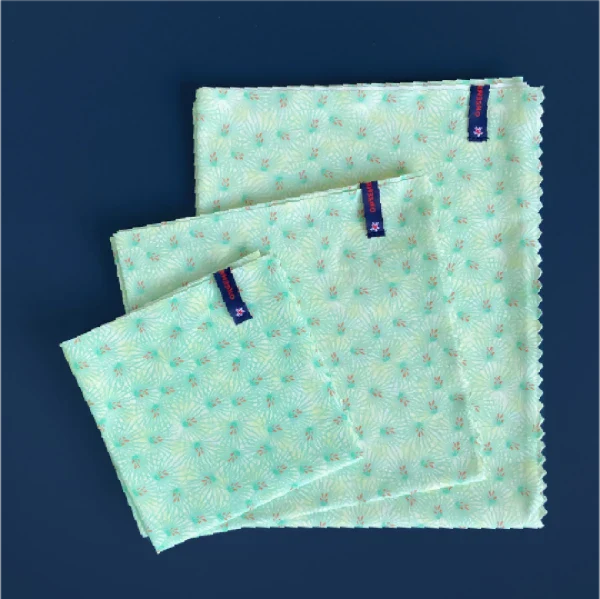 Trio de 3 papiers cadeaux réutilisables - 3 tailles différentes - Image 11