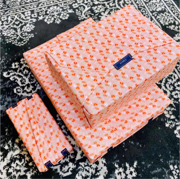 Trio de 3 papiers cadeaux réutilisables - 3 tailles différentes - Image 6