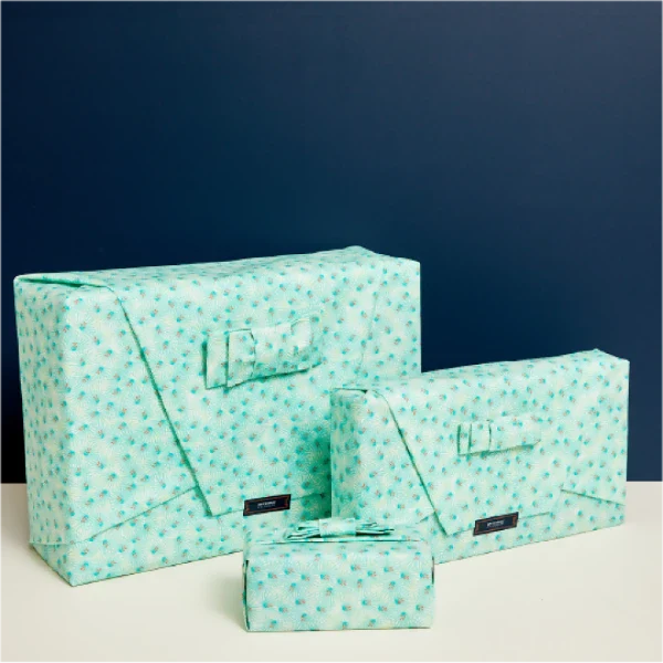 Trio de 3 papiers cadeaux réutilisables - 3 tailles différentes - Image 7