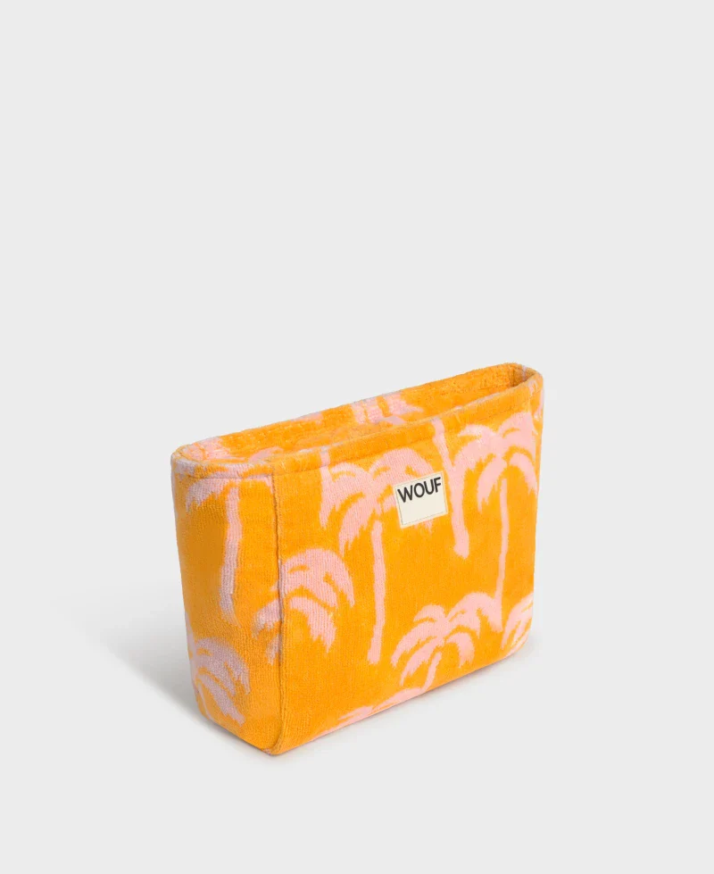 Trousse de toilette en Tissu Éponge 100 % Coton Biologique - plusieurs coloris - Image 3